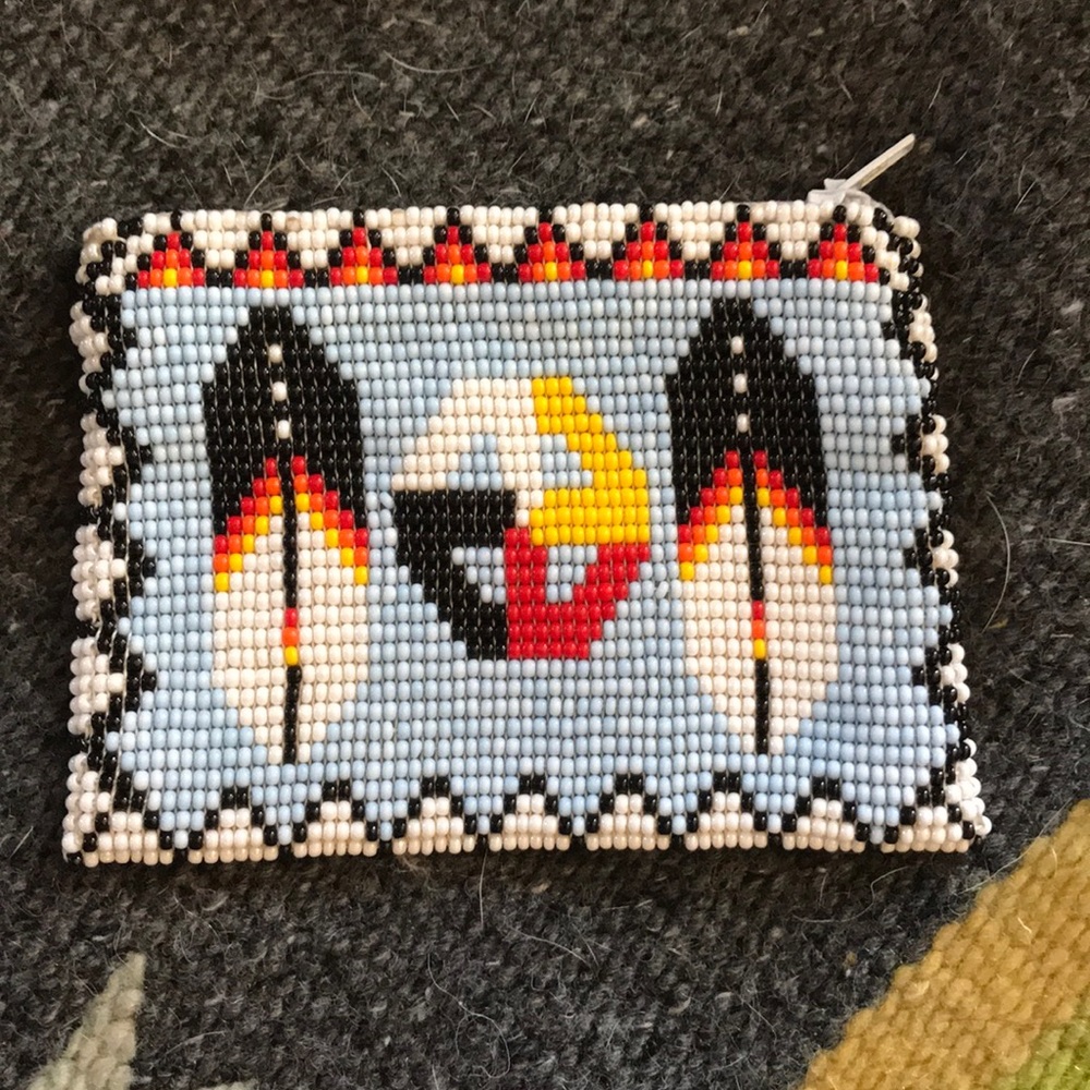 Native American Beaded coin purse